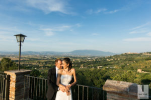 Sposi con panorama