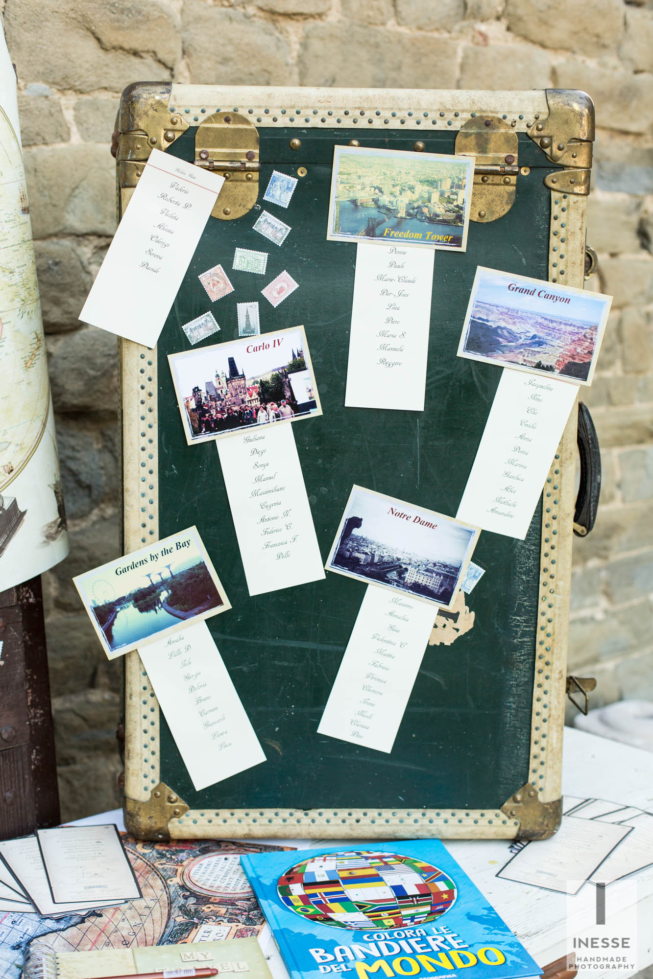 Tableau de marriage tema viaggio
