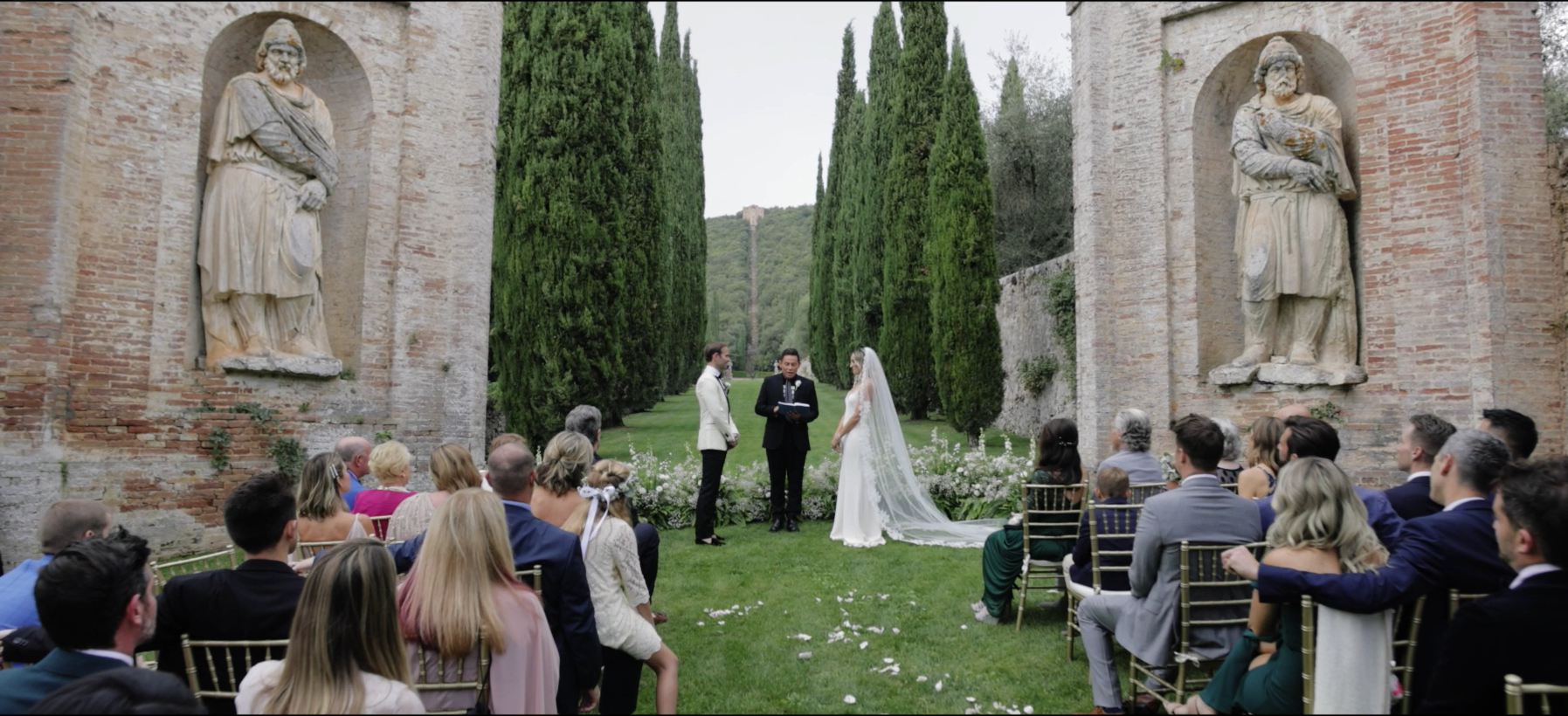 Video Matrimonio Toscana Villa Cetinale Rito simbolico