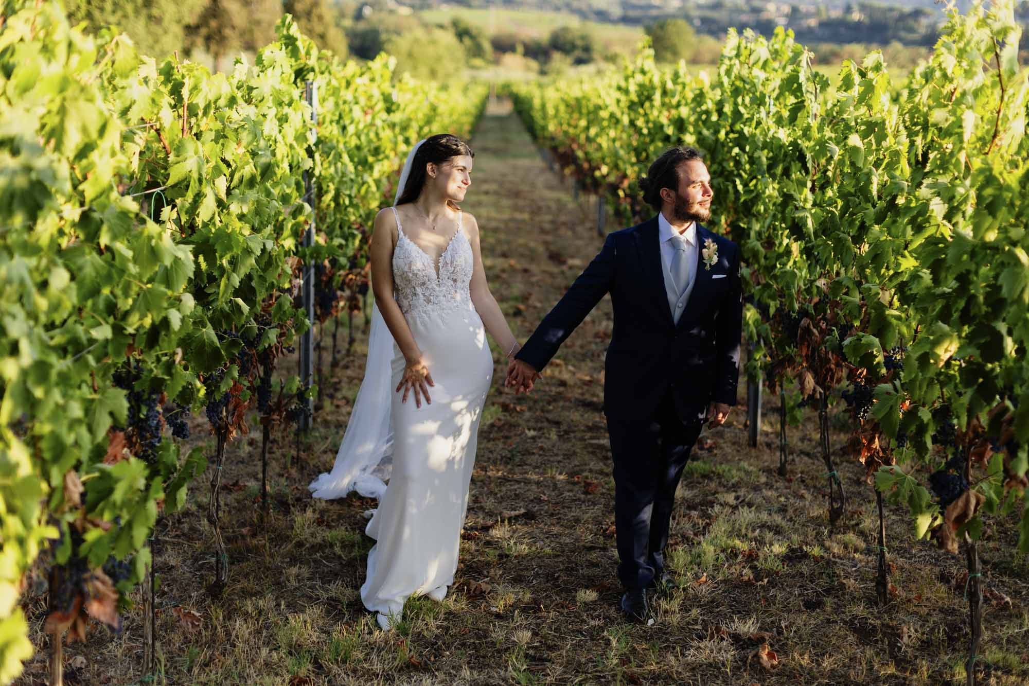 Shotting degli sposi al Matrimonio a Casal Montani